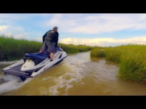 Jet Ski Snaking in the Swamp