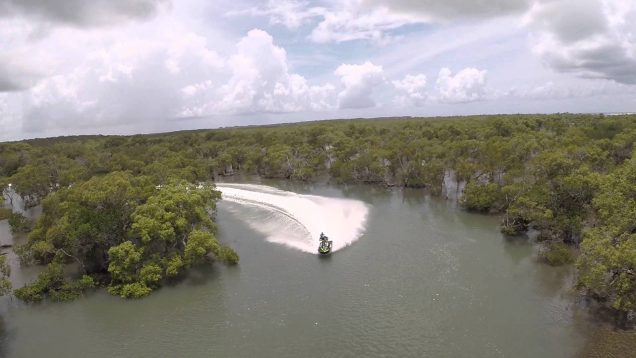 jetski dji phantom mangrove run