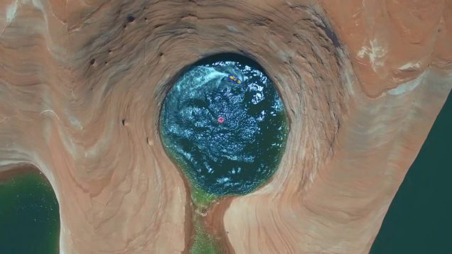 Lake Powell Toilet Bowl Donuts on SeaDoo Drone – Arizona – Utah