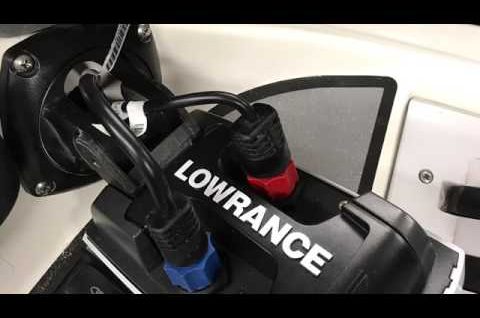 Install Fish Finder on Yamaha PWC Jet Ski with Cable Thru Transom Hull Stern Mount Transducer