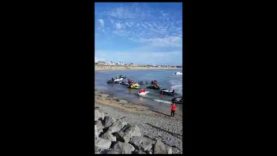 20 jetskis circumnavigate Anglesey