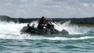 2017 Yamaha Waverunner FX Cruiser SVHO first ride after break in.
