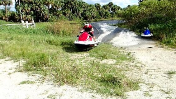 Epic Jet Ski Stick Marsh Ride
