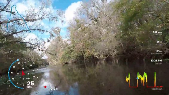 GoPro Hero 5 with GPS data