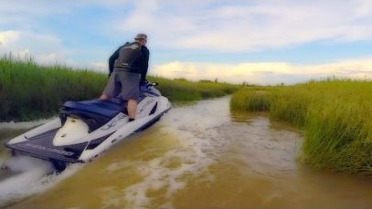 Jet Ski Snaking in the Swamp