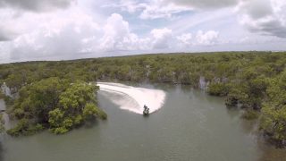 jetski dji phantom mangrove run