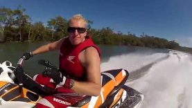 Jetski Racing near crash