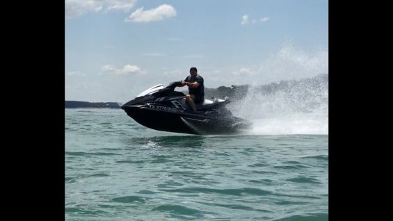 June 2015 Riding Jetski with friends at Canyon Lake Texas and Gulf Coast Texas.
