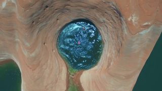 Lake Powell Toilet Bowl Donuts on SeaDoo Drone – Arizona – Utah